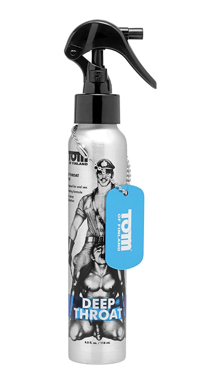 Спрей для лёгкого проникновения во время орального секса Tom of Finland Deep Throat Spray - 118 мл. от XR Brands