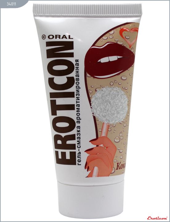Гель-смазка с ароматом кокоса Eroticon - 50 мл. от Eroticon