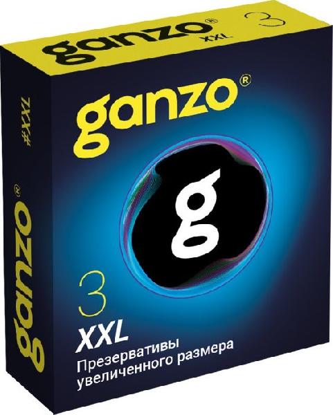 Презервативы увеличенного размера Ganzo XXL - 3 шт. от Ganzo