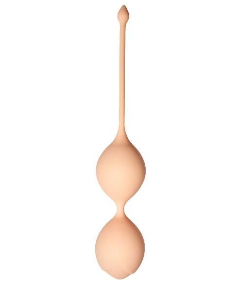 Телесные вагинальные шарики Кегеля со смещенным центом тяжести Delta от Le Frivole