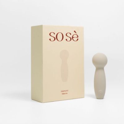 Серый мини-вибромассажёр Harmony от Sose