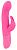 Розовый вибратор-кролик Rechargeable G-Spot Vibe - 23,5 см. от Orion