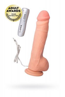 Реалистичный вибратор TOYFA RealStick Elite Vibro - 24 см. от ToyFa