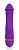 Фиолетовый силиконовый вибратор Cosmo - 13 см. от Bior toys