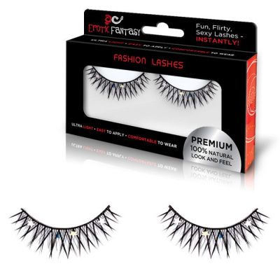 Накладные ресницы с украшением Silver Star от Erotic Fantasy