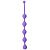 Фиолетовая анальная цепочка SEE YOU FIVE BEADS ANAL - 28,1 см. от Dream Toys