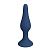 Синяя анальная пробка Slim Anal Plug XL - 15,4 см. от Baile