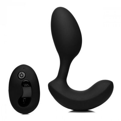 Черный стимулятор простаты 10X P-Flexer Prostate Stimulating Anal Butt Plug - 13,7 см. от XR Brands