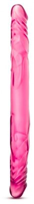 Розовый двусторонний фаллоимитатор 14 Double Dildo - 35,5 см. от Blush Novelties