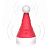 Красный вибростимулятор в форме колпака Magical Santa Hat от Erokay