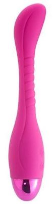 Розовый вибратор INDULGENCE Slender G Vibe - 21 см. от Howells