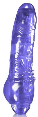 Фиолетовый вибратор LIGHT UP 100 RHYTHMS VIBE - 19 см. от NMC