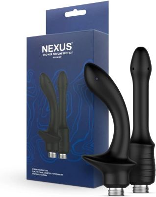 Набор из 2 насадок для анального душа Shower Douche Duo Kit Beginner от Nexus Range