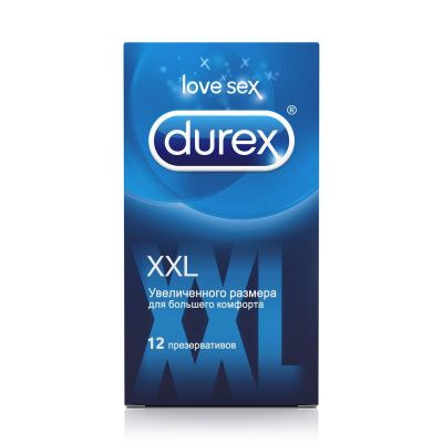 Презервативы увеличенного размера Durex XXL - 12 шт. от Durex