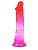 Яркий розово-красный фаллоимитатор с присоской от Erowoman-Eroman