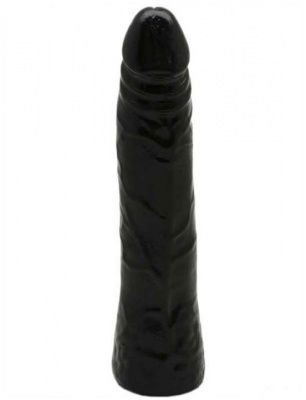 Черный гнущийся фаллоимитатор REALISTIC - 18,5 см. от Eroticon