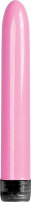 Розовый классический вибратор Super Vibe - 17,2 см. от Shots Media BV