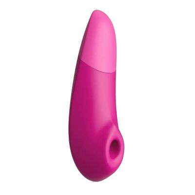 Розовый бесконтактный клиторальный стимулятор Womanizer Enhance с вибрацией от Womanizer Enhance