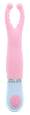 Розовый вибростимулятор клитора CLITORAL PINCER от Dream Toys