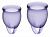 Набор фиолетовых менструальных чаш Feel confident Menstrual Cup от Satisfyer