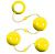Желтые анальные шарики Renegade Pleasure Balls от NS Novelties