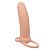 Телесная вибронасадка для двойного проникновения Rechargeable Thick Dual Penetrator - 14 см. от California Exotic Novelties