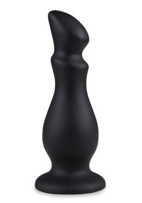 Черный плаг-массажёр - 14 см. от LOVETOY (А-Полимер)
