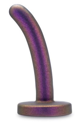 Фиолетовая насадка с гладкой поверхностью Surrender 4.75 Inch Beginner Pegging Dildo - 12 см. от Blush Novelties