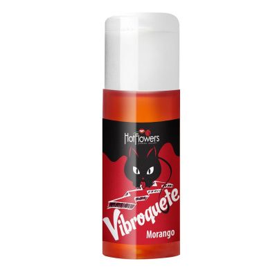 Жидкий вибратор Vibroquete со вкусом клубники - 12 мл. от HotFlowers