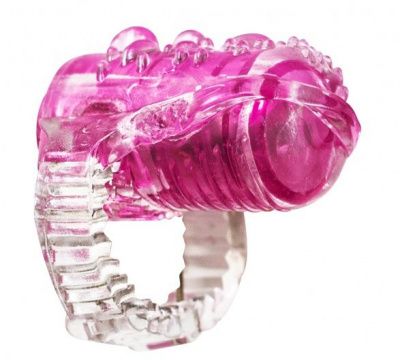 Розовая насадка на язык Rings Teaser от Lola toys