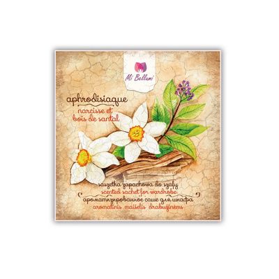 Ароматическое саше для дома с ароматом сандала и нарцисса от Роспарфюм