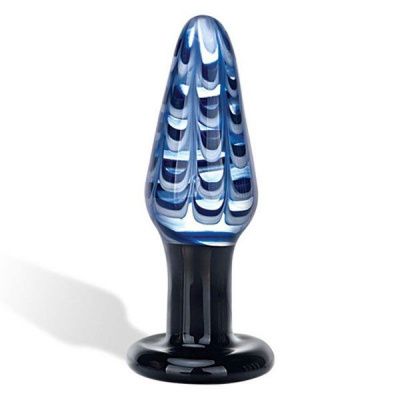 Гламурная сине-черная пробка - 13,5 см. от Glas