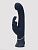 Темно-синий вибратор-кролик Greedy Girl Real-Feel Rabbit Vibrator - 25,4 см. от Fifty Shades of Grey
