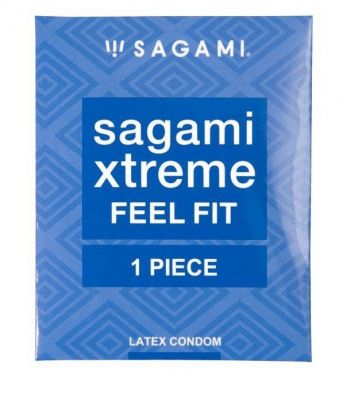 Презерватив Sagami Xtreme Feel Fit 3D - 1 шт. от Sagami