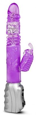 Фиолетовый вибромассажер Butterfly Stroker - 29,8 см. от Blush Novelties