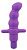Фиолетовый мини-вибратор Frisky Flex Vibe - 11,9 см. от Howells