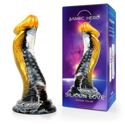 Фантазийный фаллоимитатор-змея на присоске - 22 см. от Bior toys