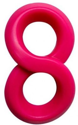 Розовое эрекционное кольцо на пенис RINGS LIQUID SILICONE от Dream Toys