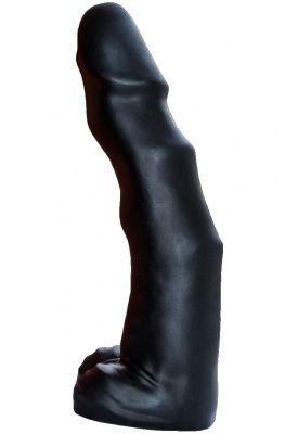 Чёрный фаллоимитатор-гигант TYRANT - 36 см. от LOVETOY (А-Полимер)