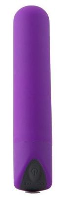 Фиолетовый мини-вибратор POWERFUL BULLET от Dream Toys