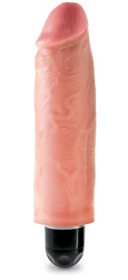 Телесный вибратор-реалистик 6  Vibrating Stiffy - 17,8 см. от Pipedream