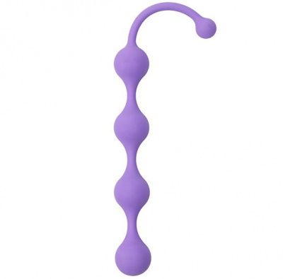 Фиолетовая анальная цепочка SEE YOU FOUR BEADS ANAL - 24 см. от Dream Toys
