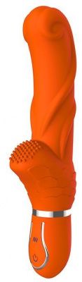 Оранжевый вибратор ORANGE PERFECTION - 22 см. от Dream Toys