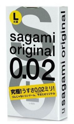 Презервативы Sagami Original L-size увеличенного размера - 3 шт. от Sagami