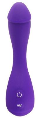 Фиолетовый вибратор Devil Dick - 16 см. от Howells