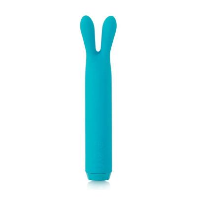 Голубой вибратор с ушками Rabbit Bullet Vibrator - 8,9 см. от Je Joue
