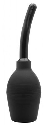 Черный анальный душ Anal Douche с изогнутой трубкой от Shots Media BV