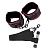 Атласные наручники с фиксацией на двери Scandal Over the Door Cuffs от California Exotic Novelties