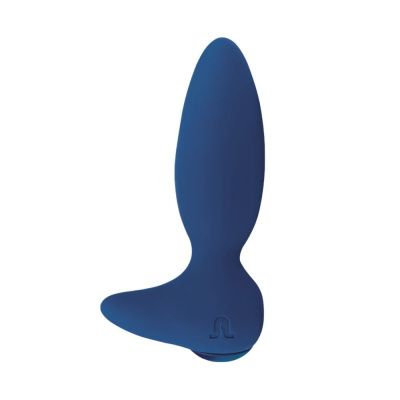 Синий анальный вибратор Little Rocket II + APP от Adrien Lastic