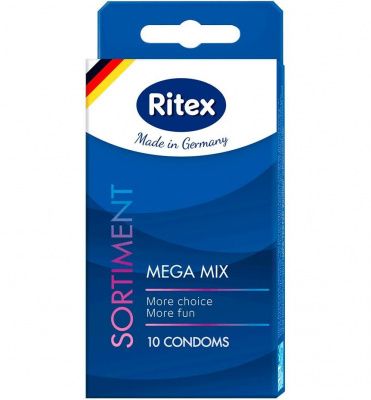 Микс презервативов RITEX SORTIMENT - 10 шт. от RITEX